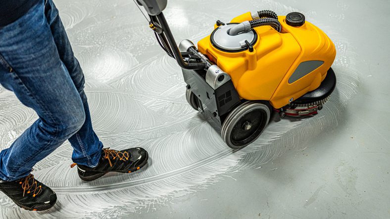 Industrial cleaning for a Glasgow warehouse or commercial premises